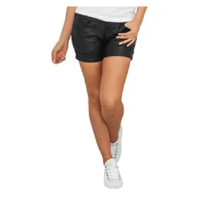 Ldies Imitation Leather Hot Shorts