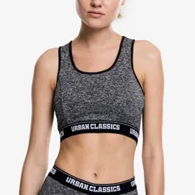 Active Melange Logo Bra