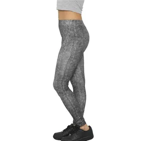 Ladies Denim Look Leggings
