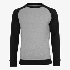 2 Tone Raglan Crewneck